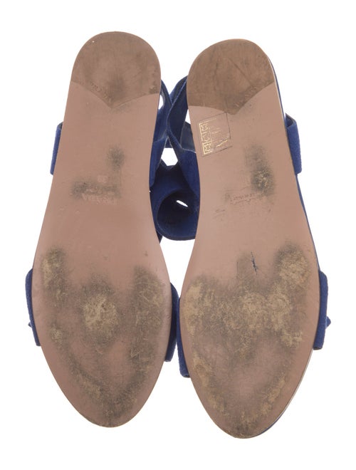Prada Suede T-Strap Sandals