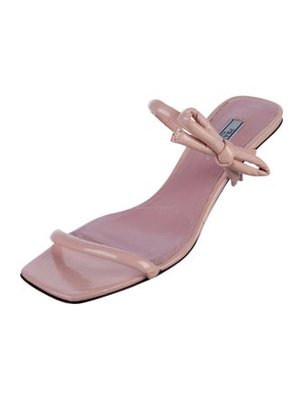 Prada Patent Leather Slides