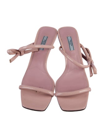 Prada Patent Leather Slides