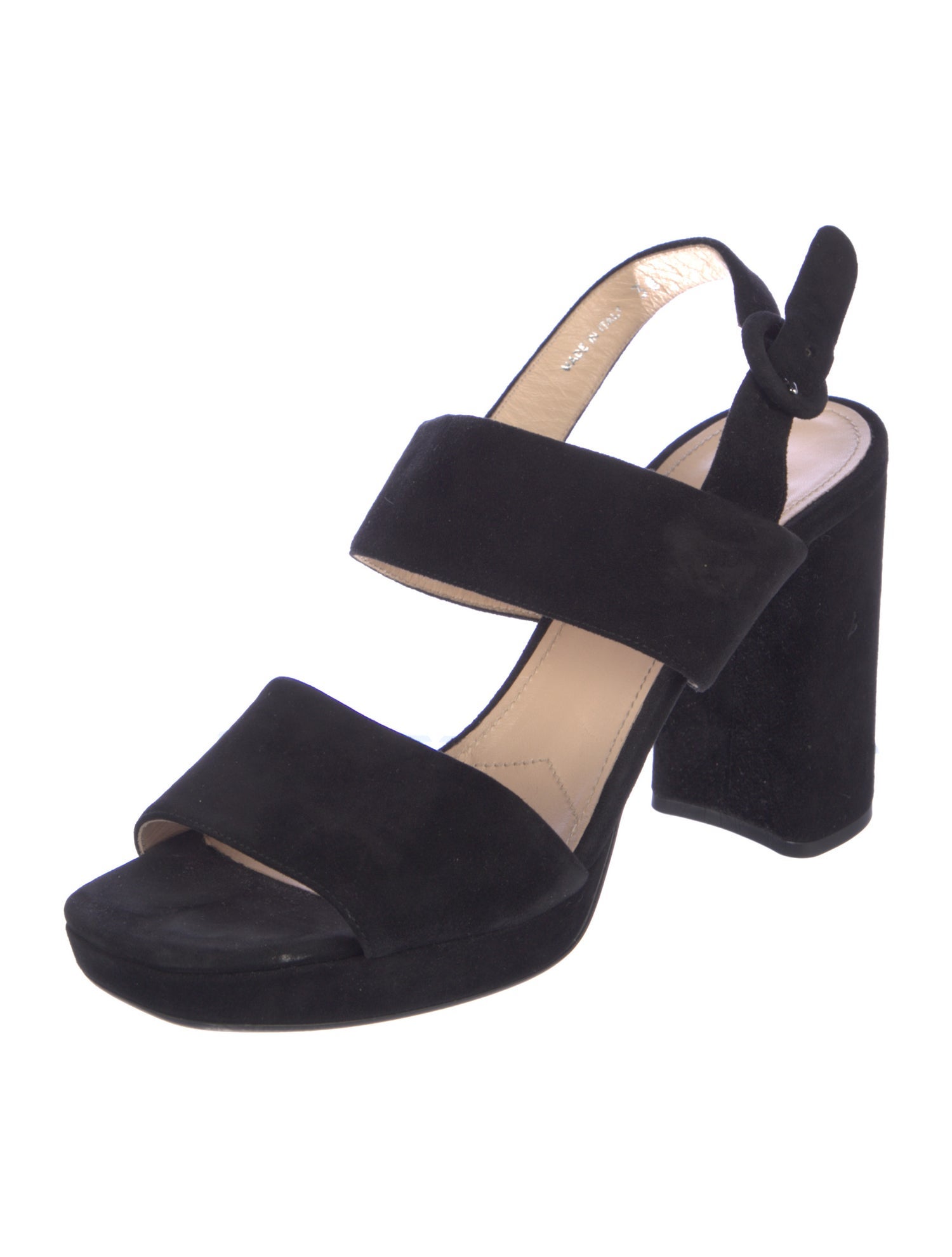 Prada Suede Slingback Sandals