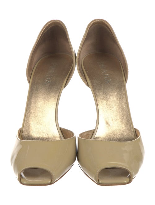 Prada Patent Leather D'Orsay Pumps