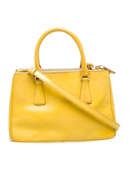 Prada Saffiano Leather Galleria Double Zip Small