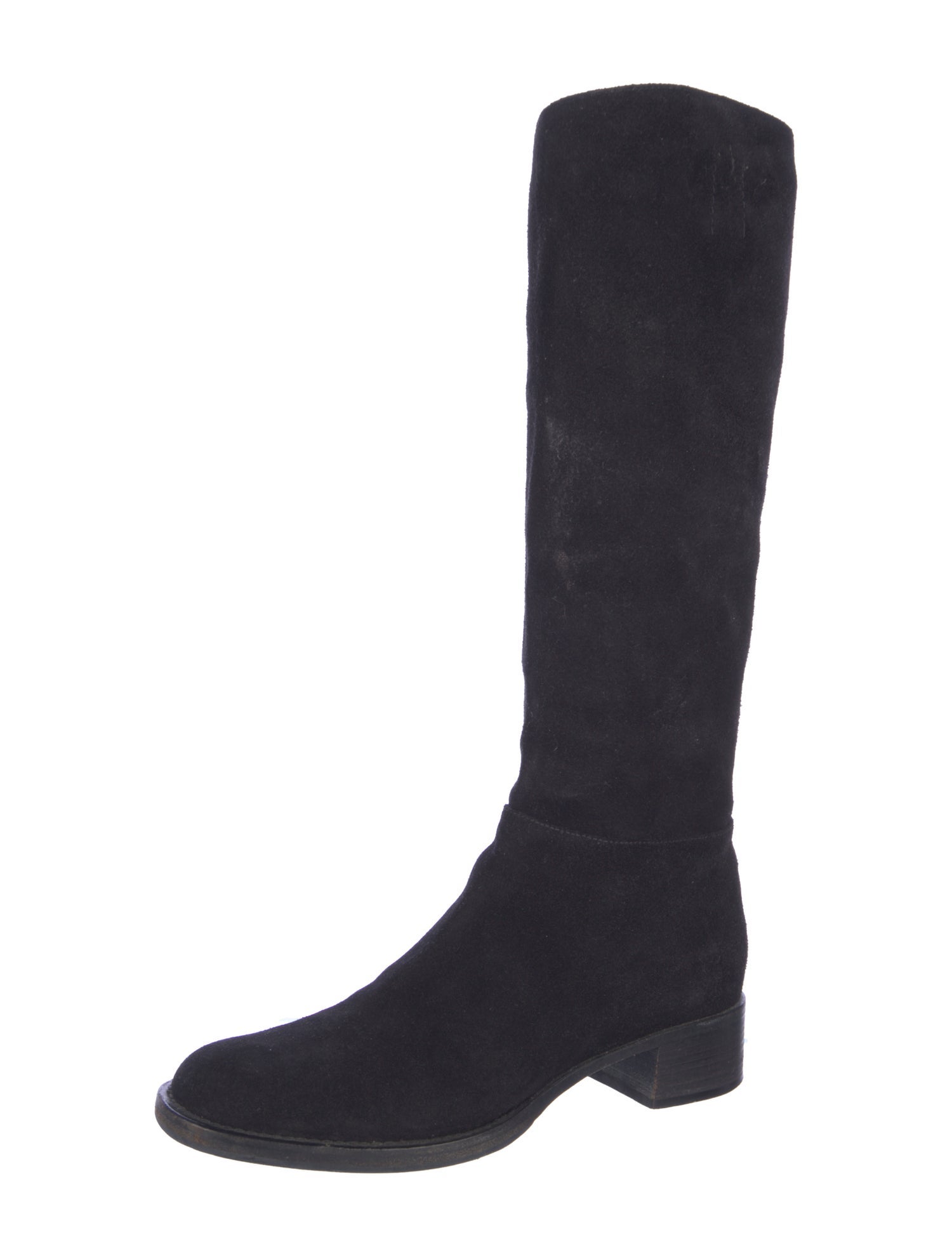 Prada Suede Riding Boots