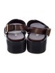 Prada Leather Slingback Sandals