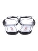 Prada Sport Patent Leather Bow Accents Slides