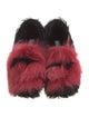 Prada Fur Moccasins