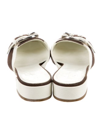 Prada Colorblock Pattern Mules