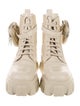 Prada Leather Combat Boots