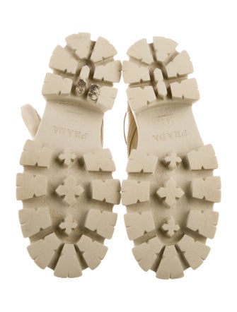 Prada Leather Combat Boots