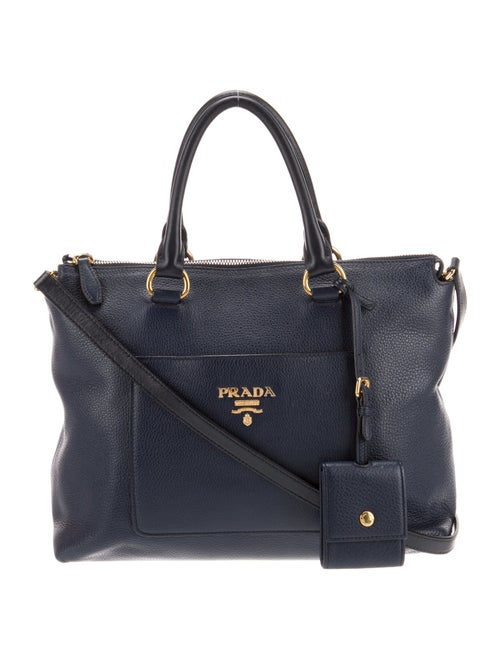 Prada Vitello Daino Leather Top Handle Bag
