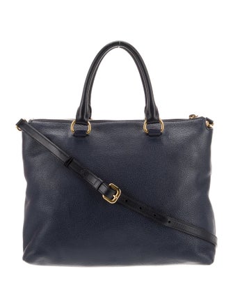 Prada Vitello Daino Leather Top Handle Bag