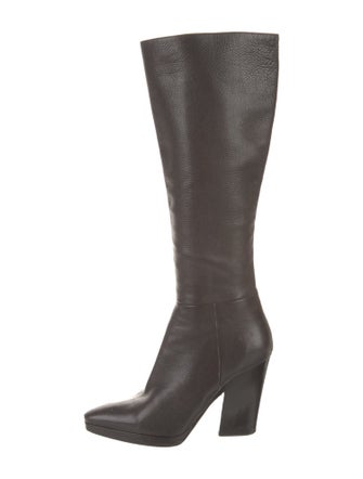Prada Leather Riding Boots