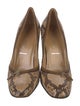 Prada Snakeskin Animal Print Pumps