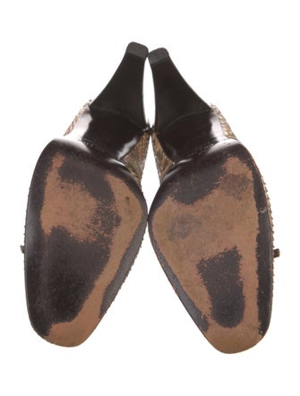 Prada Snakeskin Animal Print Pumps