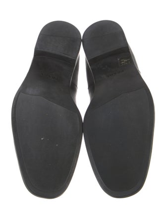 Prada Saffiano Leather Leather Chelsea Boots