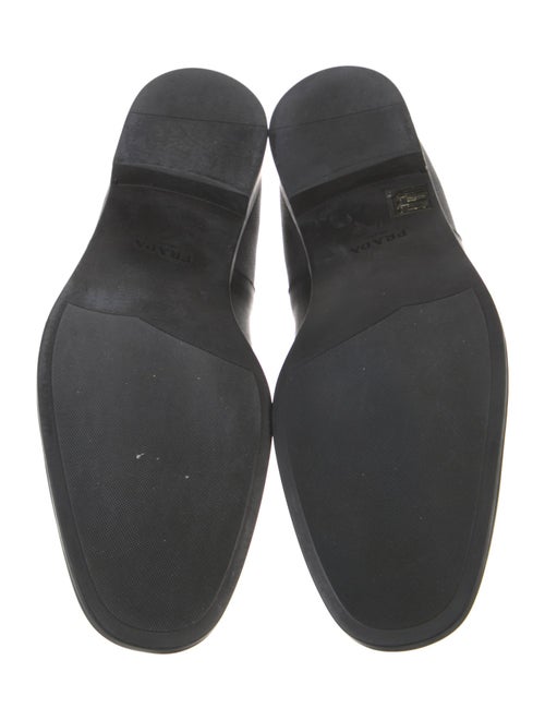 Prada Saffiano Leather Leather Chelsea Boots