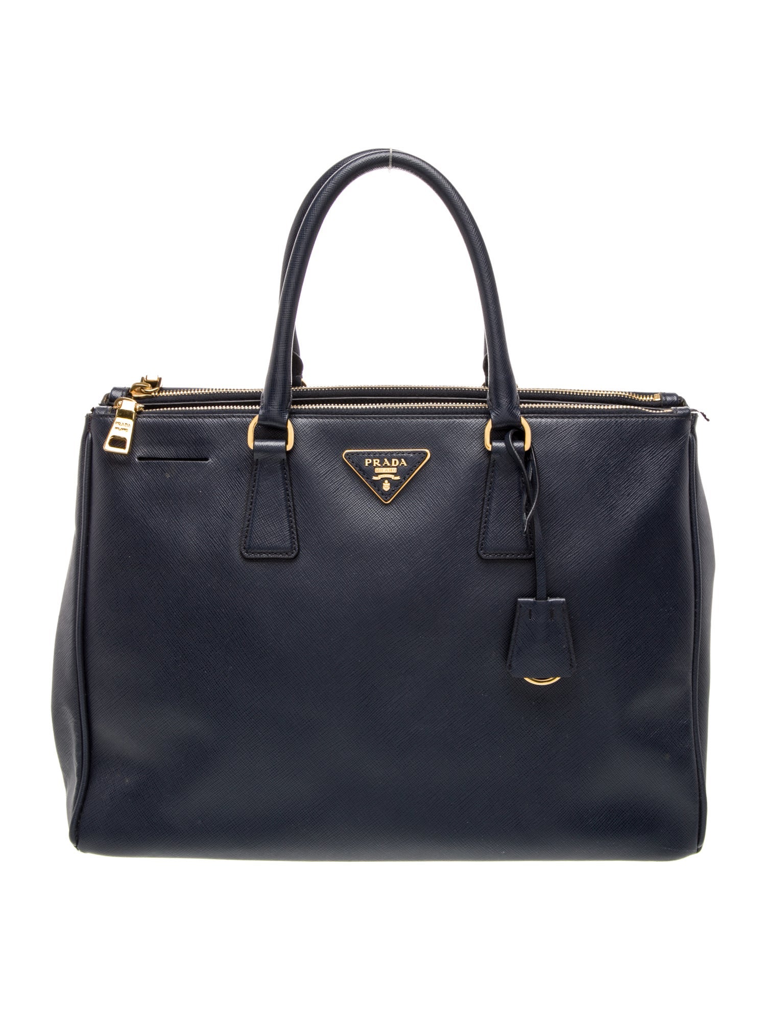 Prada Saffiano Leather Galleria Double Zip Large
