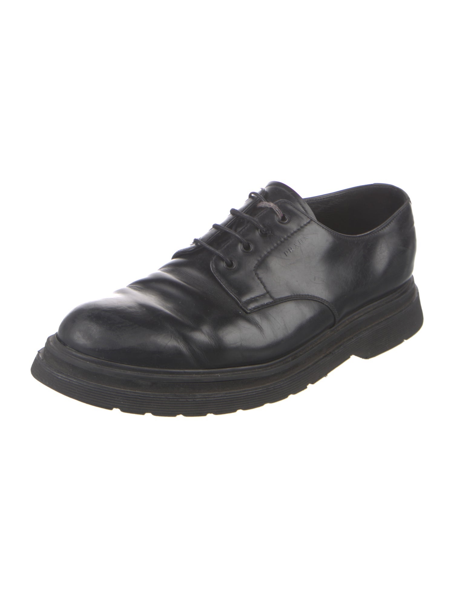 Prada Leather Derby Shoes