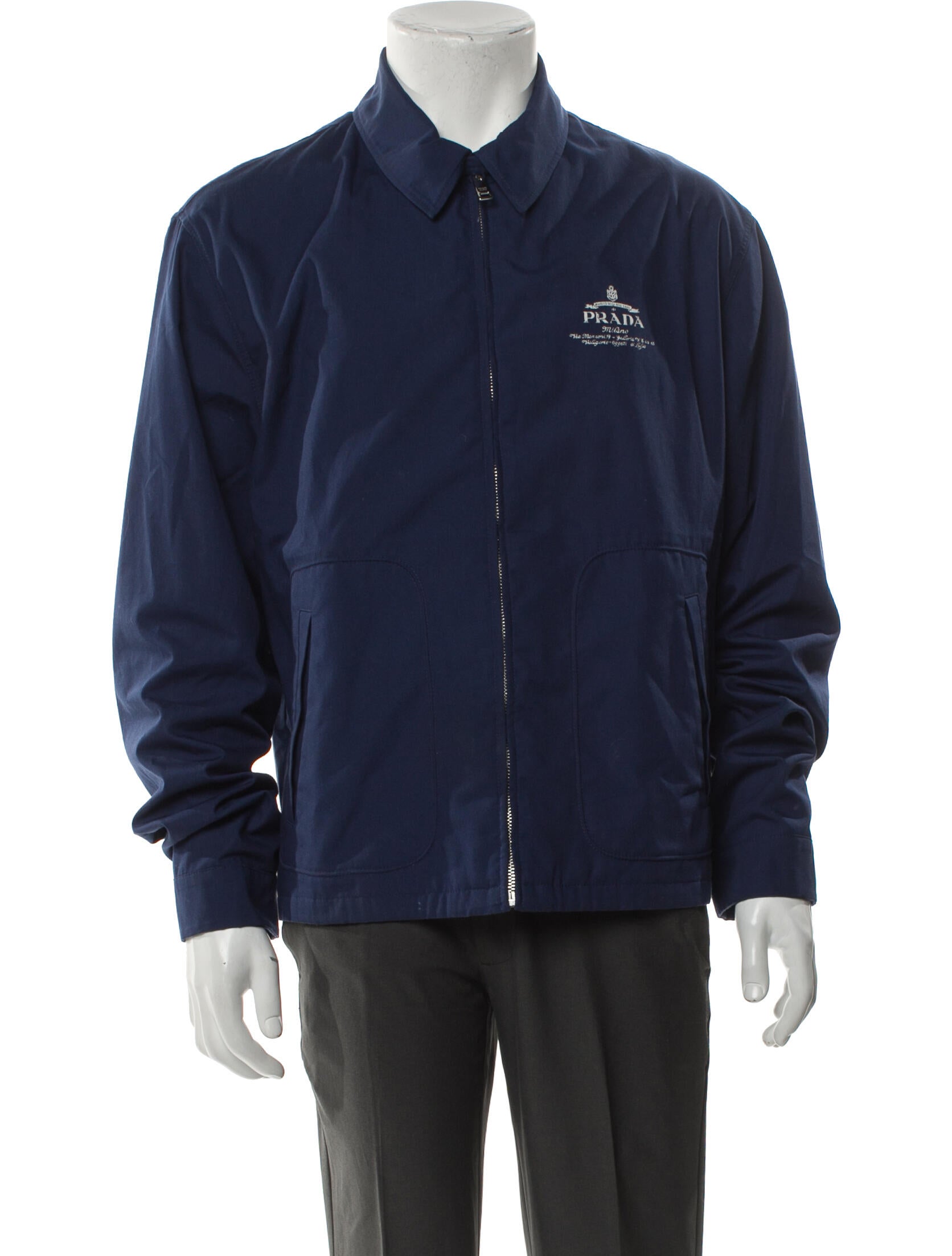 Prada 2024 Signature Logo Windbreaker