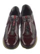 Prada Patent Leather Colorblock Pattern Sneakers