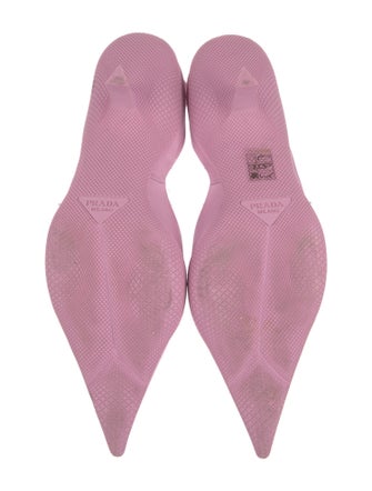 Prada Nylon Slingback Pumps