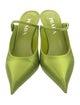 Prada Satin Mules
