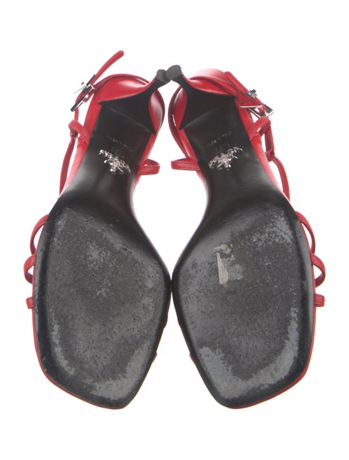 Prada Leather Slingback Sandals