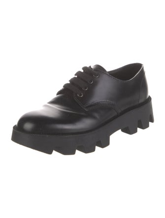 Prada Leather Derby Shoes