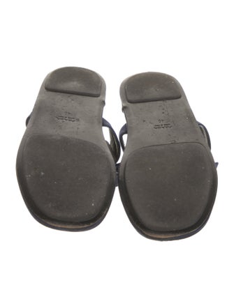 Prada Satin Bow Accents Gladiator Sandals