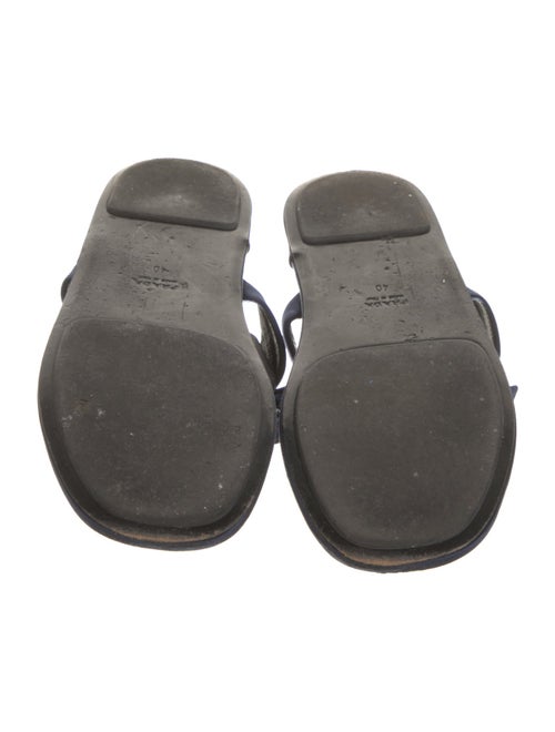 Prada Satin Bow Accents Gladiator Sandals