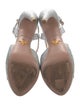 Prada Glitter Glitter Accents T-Strap Pumps