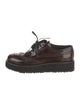 Prada Patent Leather Lasercut Accents Oxfords