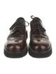 Prada Patent Leather Lasercut Accents Oxfords