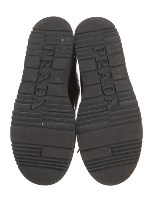 Prada Patent Leather Lasercut Accents Oxfords