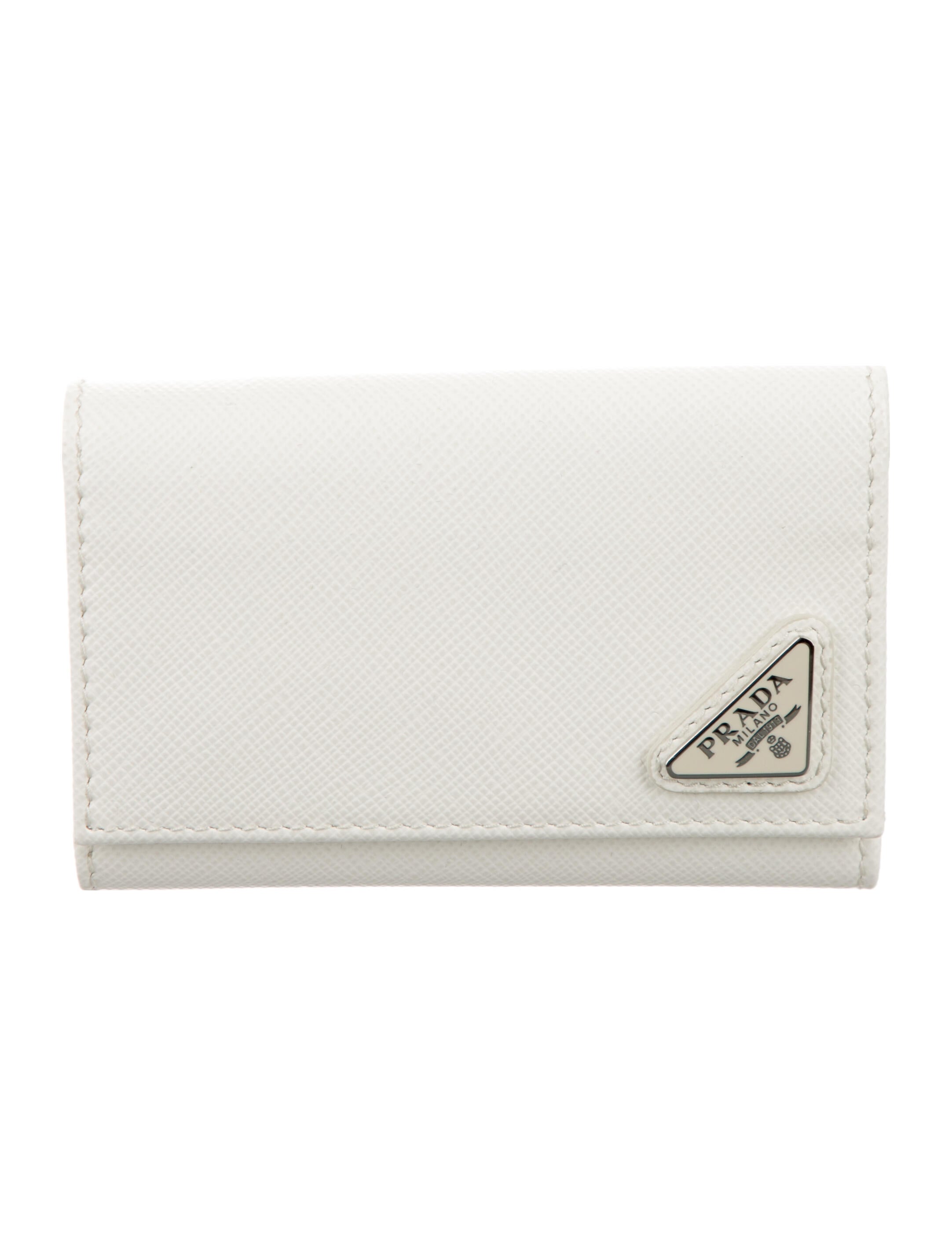 Prada Saffiano Leather Key Case