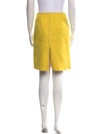 Prada Virgin Wool Knee-Length Skirt