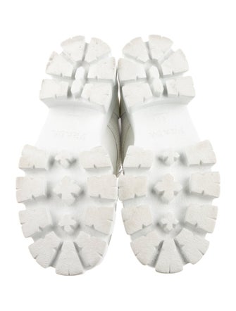 Prada Tessuto Nylon Leather Combat Boots