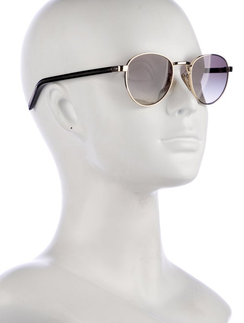 Prada Round Gradient Sunglasses