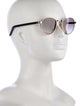 Prada Round Gradient Sunglasses