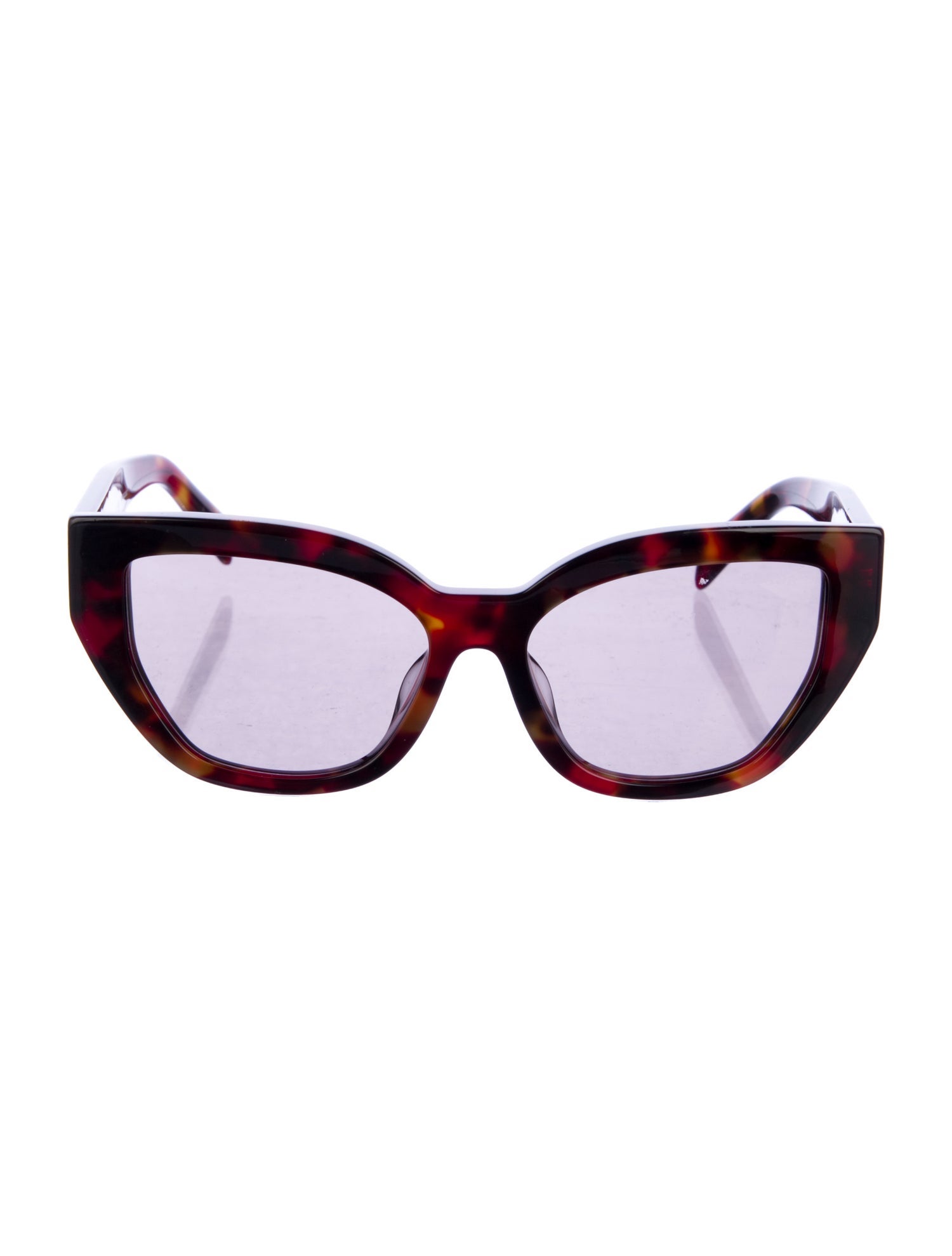 Prada Cat-Eye Mirrored Sunglasses