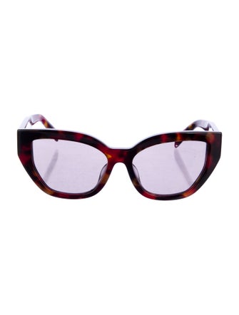 Prada Cat-Eye Mirrored Sunglasses