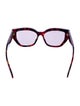 Prada Cat-Eye Mirrored Sunglasses
