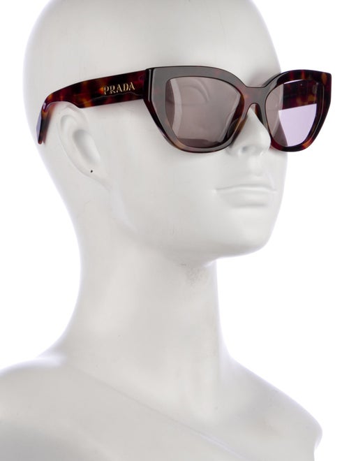 Prada Cat-Eye Mirrored Sunglasses