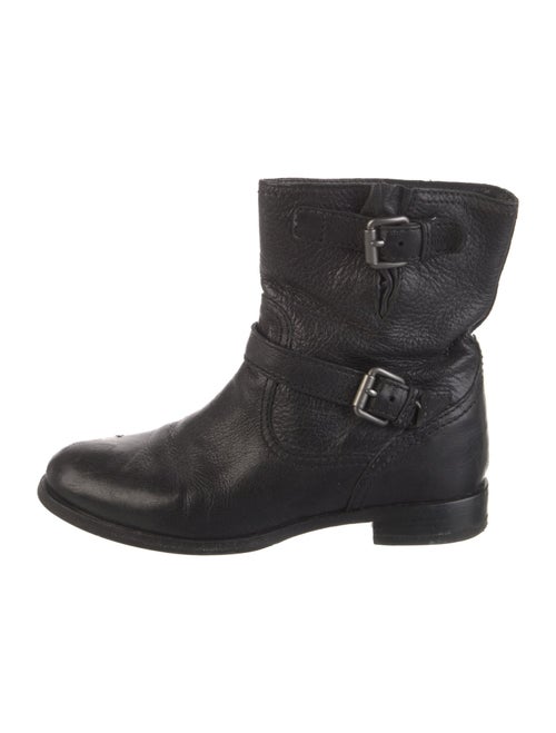 Prada Leather Moto Boots