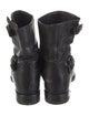 Prada Leather Moto Boots