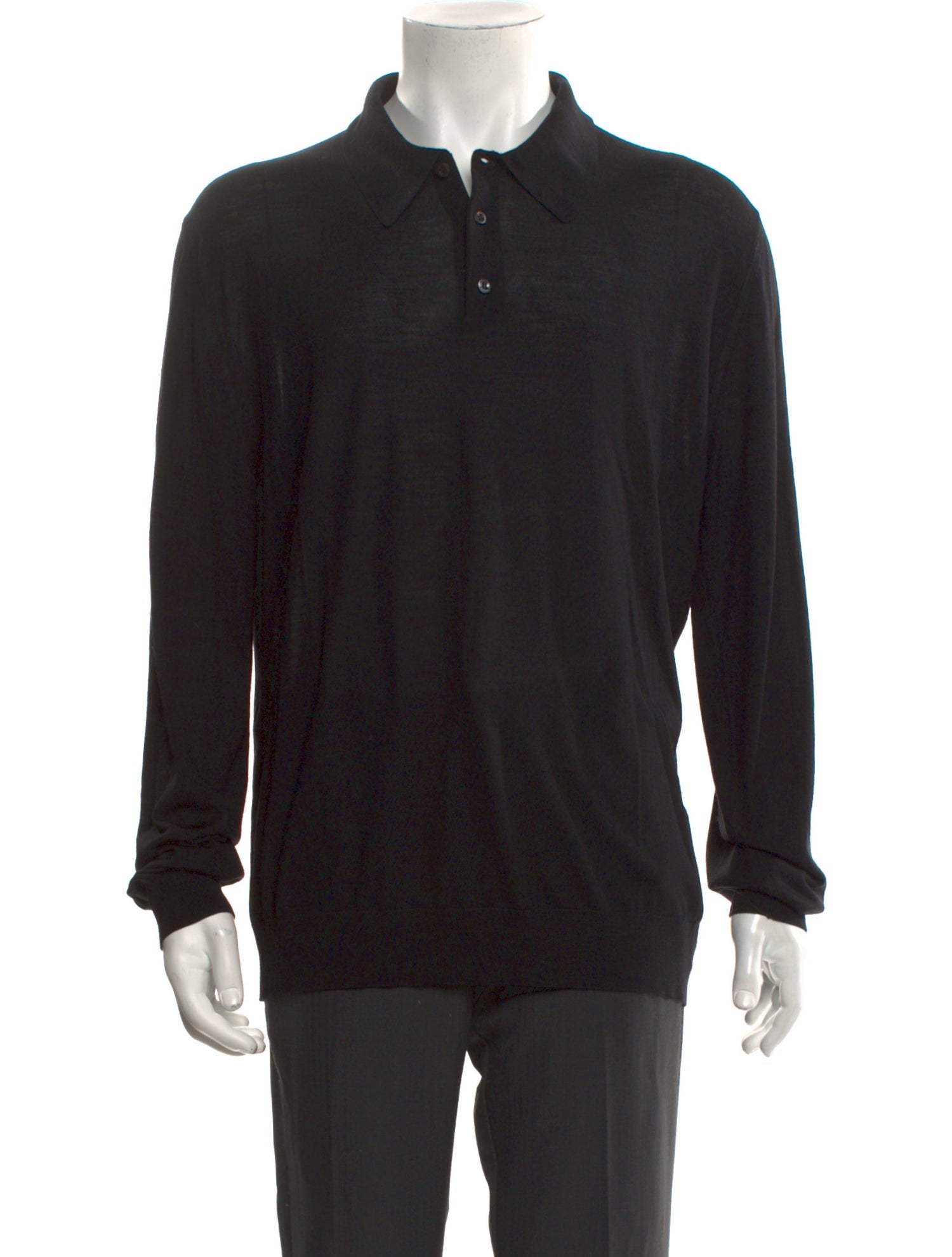 Prada 2023-2024 Virgin Wool Polo Shirt