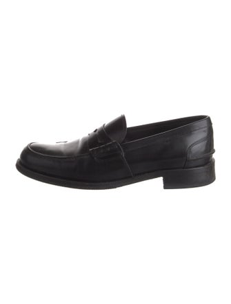 Prada Leather Dress Loafers