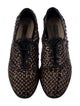 Prada Leather Printed Oxfords