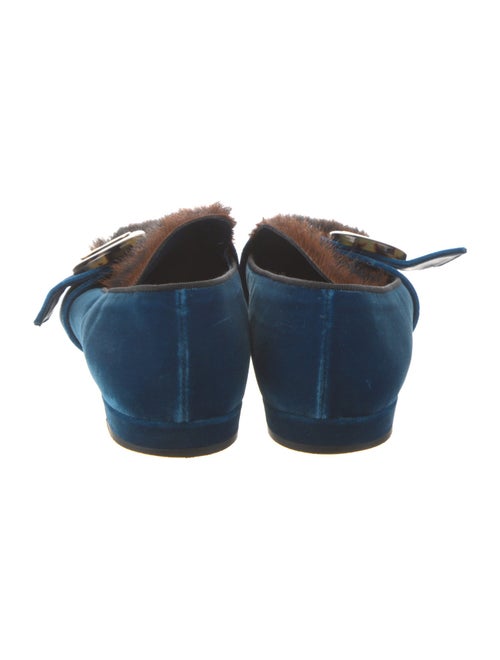 Prada Velvet Loafers