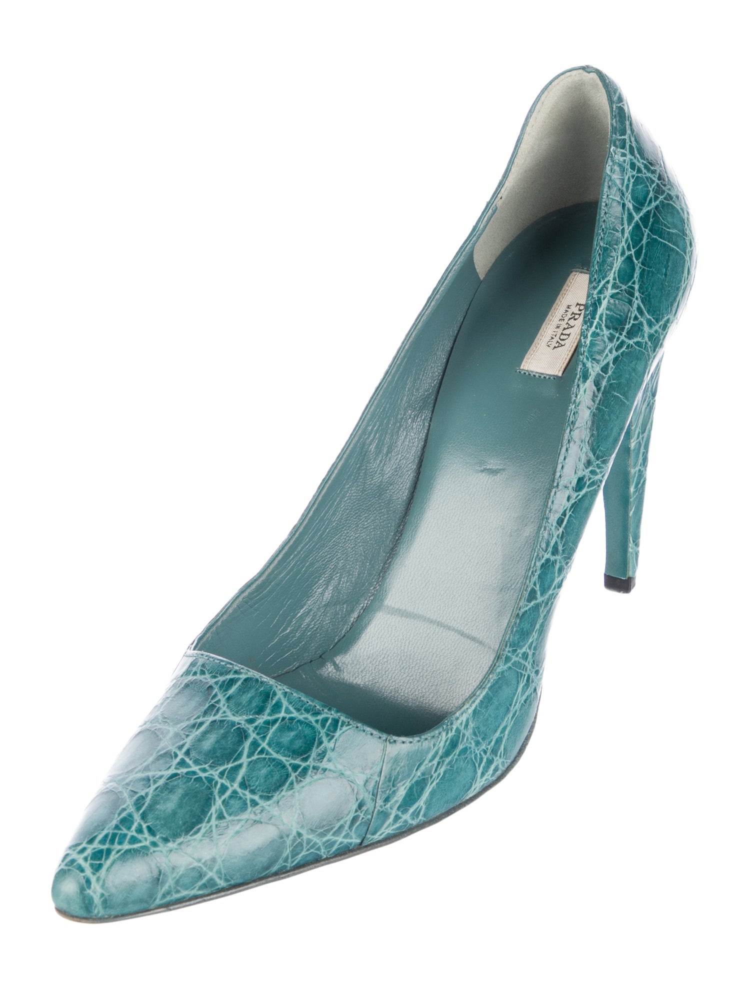 Prada Crocodile Pumps